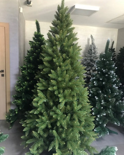 Dirbtinė eglutė Kaukazo eglė 250 cm tanki, kaip tikra, su stovu, pagaminta Lenkijoje