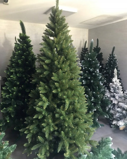 Dirbtinė eglutė Kaukazo eglė 250 cm tanki, kaip tikra, su stovu, pagaminta Lenkijoje