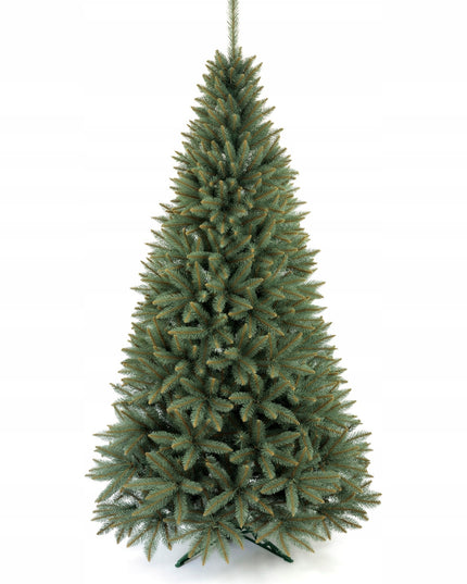 Dirbtinė eglutė sidabrinė sidabro eglė 130 cm tanki kaip gyva pagaminta Lenkijoje