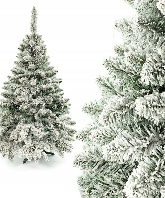 Dirbtinė eglutė su sniegu PINE 100 cm kaip tikra, pagaminta Lenkijoje