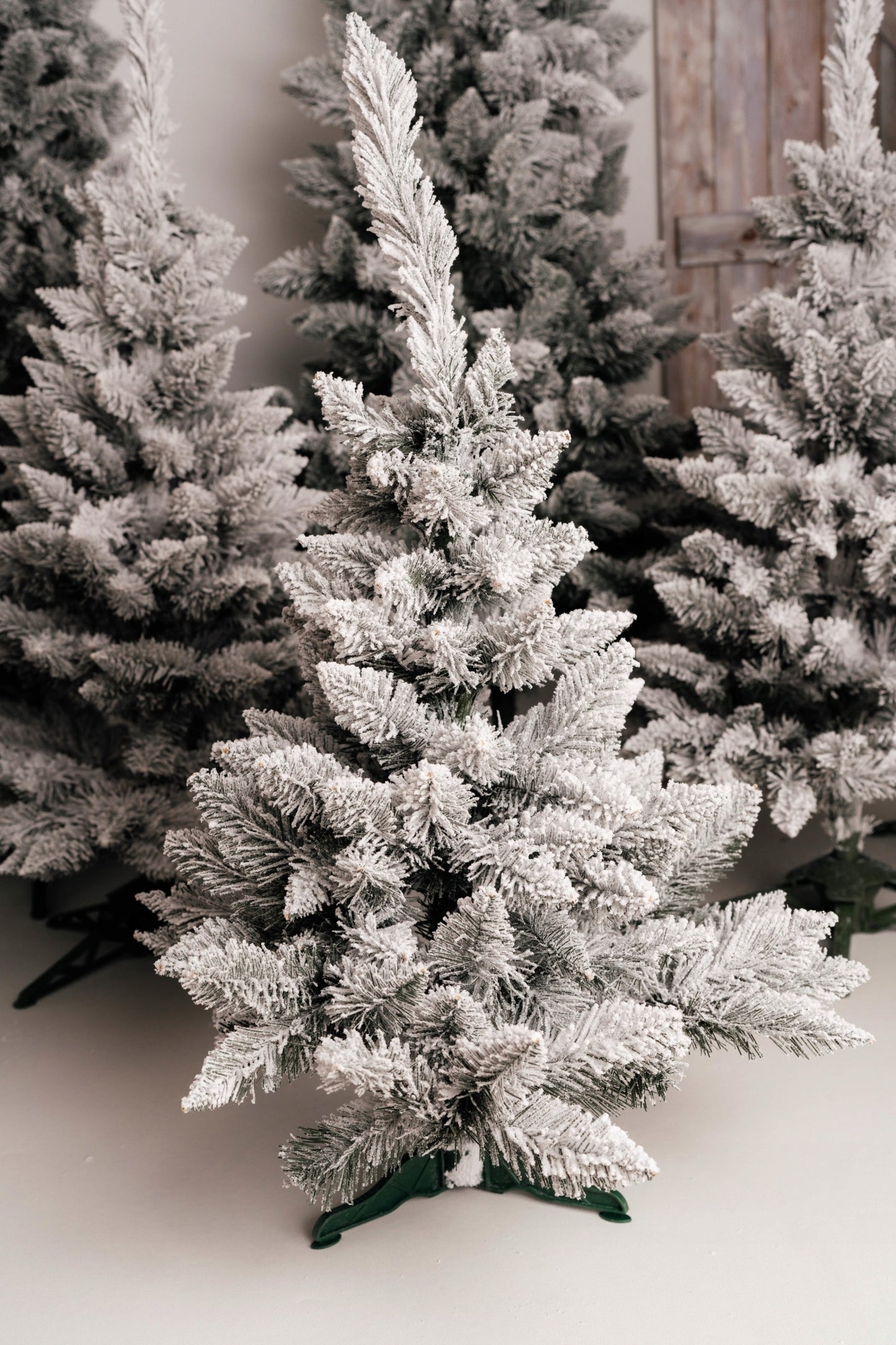 Dirbtinė eglutė su sniegu PINE 100 cm kaip tikra, pagaminta Lenkijoje