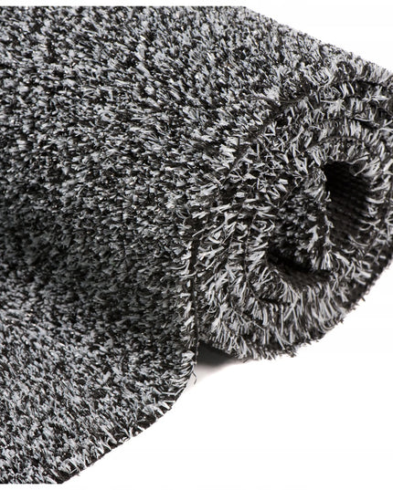 Dirbtinė žolė CANYO BLACK/GRAY terasa, aikštelė, balkonas, sodas, baseinas, plotis 4m