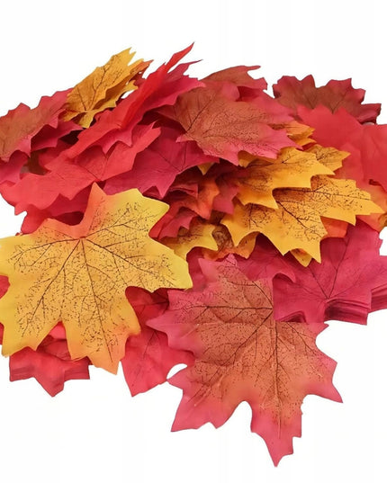 Dirbtiniai Rudeniniai Lapai, Dekoracijos, 250 vnt., Klevų Lapai