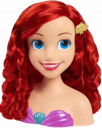 Disney Ariel plaukų formavimo ir šukavimo galva 14 dalių