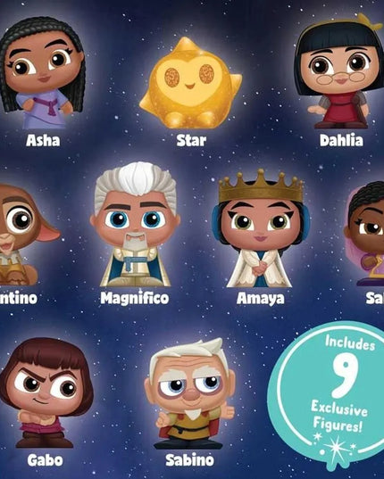Disney Doorables Wish 9 figūrėlių rinkinys iš filmo Palinkėjimas 4cm 9vnt.