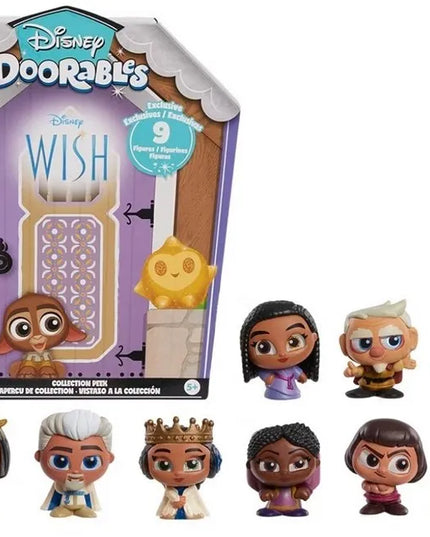 Disney Doorables Wish 9 figūrėlių rinkinys iš filmo Palinkėjimas 4cm 9vnt.