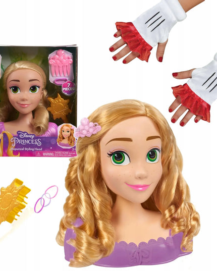 Disney Rapunzel šukuosenų formavimo ir manekeno galva – „Supainioti“ + DOVANA