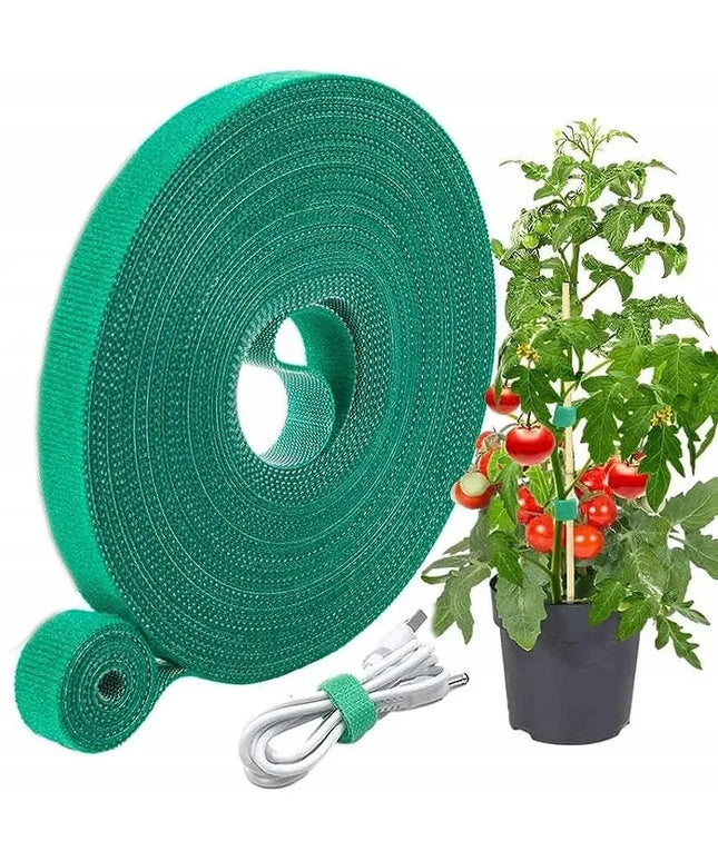 DKM lipni juosta laidams, tvirtinimo dirželis 500 cm x 10 mm, žalia