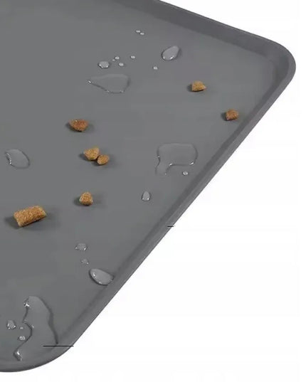 DKM silikoninis kilimėlis po dubenėliais šunims ir katėms 60x40 cm