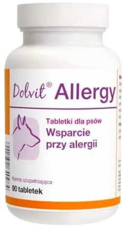 Dolvit Allergy tabletės šunims, 90 tablečių