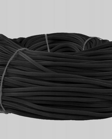 Dorolet guminė tarpinė tinkleliui nuo uodų 4,2 mm, apvali, juoda, 30 m + montavimo įrankis