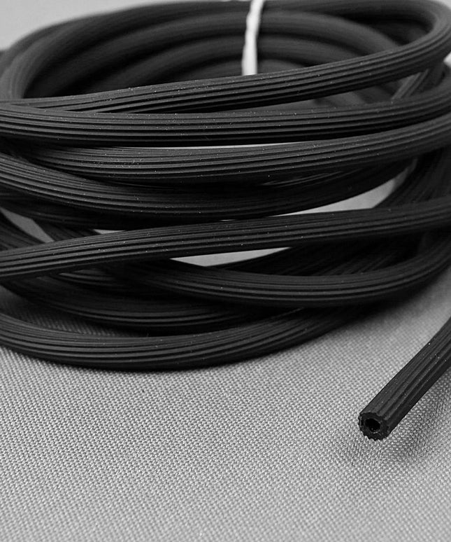 Dorolet guminė tarpinė tinkleliui nuo uodų 4,2 mm, apvali, juoda, 30 m + montavimo įrankis