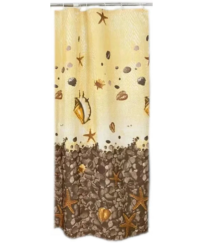 Dowika tiršta dušo užuolaida 180x180 cm – tekstilinė vonios ir dušo užuolaida