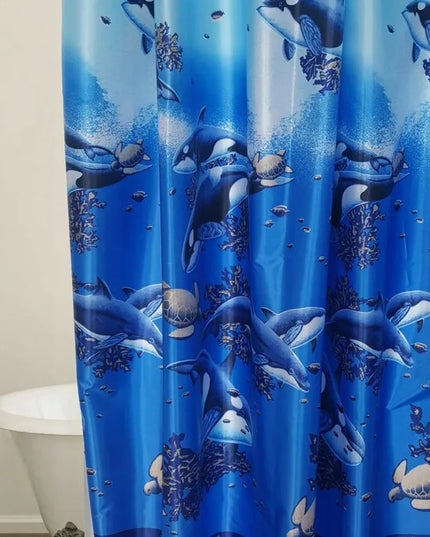 Dowika tiršta dušo užuolaida 180x180 cm – tekstilinė vonios ir dušo užuolaida