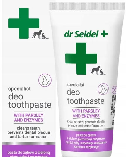 Dr Seidel Deo dantų pasta šunims ir katėms 105 g
