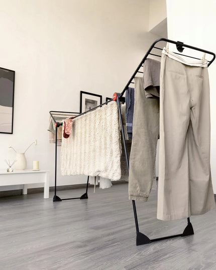 Drabužių džiovykla VILEDA Infinity Flex Ultimate, juoda