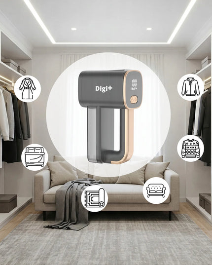 Drabužių ir audinių pūkų rinkiklis Digi+ M3, galingas, akumuliatorinis, USB, LED