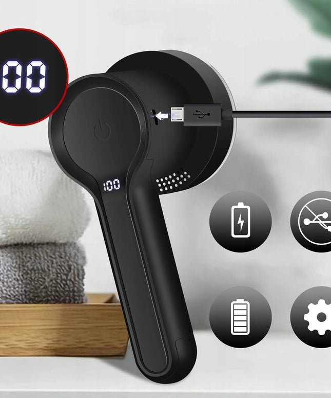 Drabužių ir baldų pūkų surinkėjas BLOW LR-41, 5W, 6 ašmenys, LCD ekranas