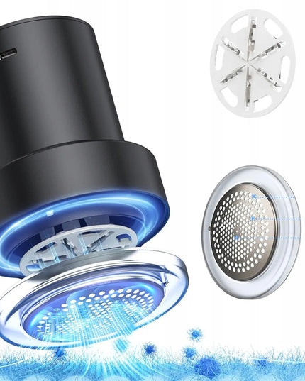 Drabužių ir baldų pūkų surinkėjas BLOW LR-41, 5W, 6 ašmenys, LCD ekranas