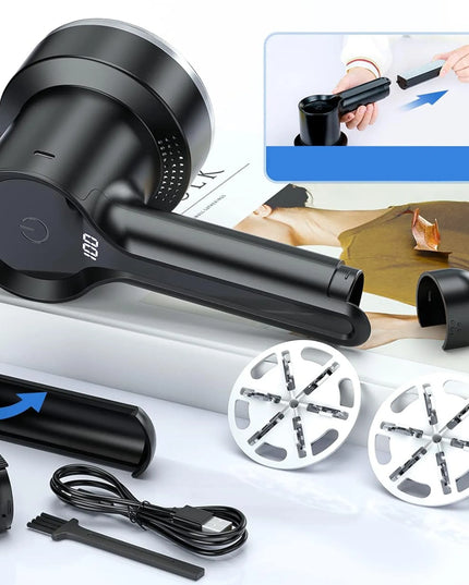 Drabužių ir baldų pūkų surinkėjas BLOW LR-41, 5W, 6 ašmenys, LCD ekranas