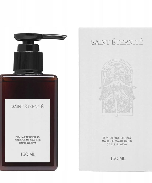 Drėkinamoji plaukų kaukė sausiems plaukams su aliejais ir pantenoliu Saint Éternité 150 ml