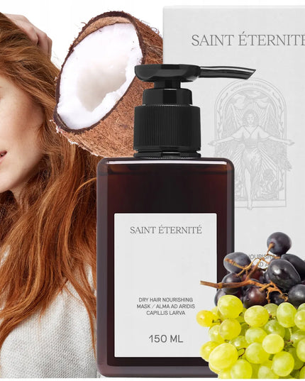 Drėkinamoji plaukų kaukė sausiems plaukams su aliejais ir pantenoliu Saint Éternité 150 ml