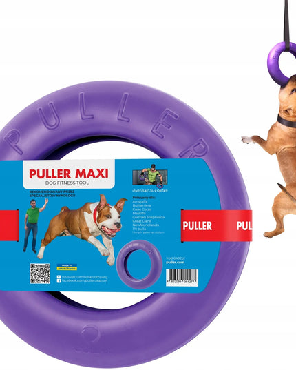Dresiravimo žiedas šunims PULLER MAXI 30 cm – idealus didelėms ir vidutinėms veislėms