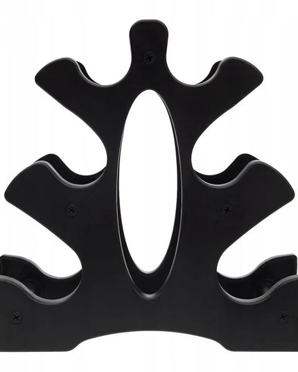 DrFit 6 vnt. spalvotų hantelių rinkinys su stovu, 12 kg - Cardio, Fitnesui, Pilatesui