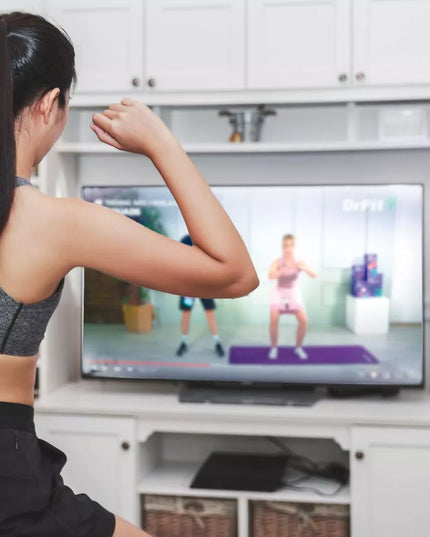 DrFit audinės pasipriešinimo gumos treniruotėms, fitnesui, pilatesui, 3 vnt. + NEMOKAMA treniruotė