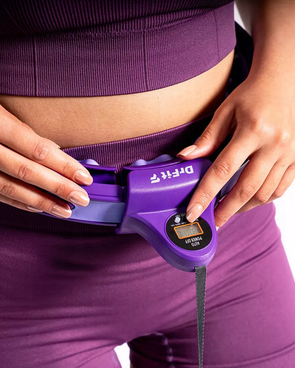 DrFit Hula Hop Premium su skaitikliu lieknėjimui, fitnesui ir kalorijų deginimui