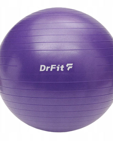DrFit klasinis gimnastikos kamuolys mankštai, jogai ir reabilitacijai 55 cm + pompa