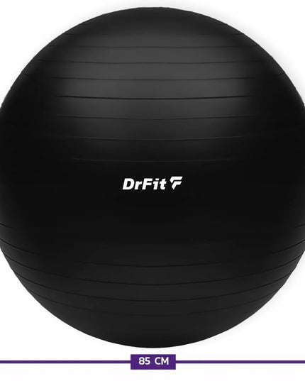 DRFIT mankštos ir gimnastikos kamuolys su pompa joga pilates Ø85