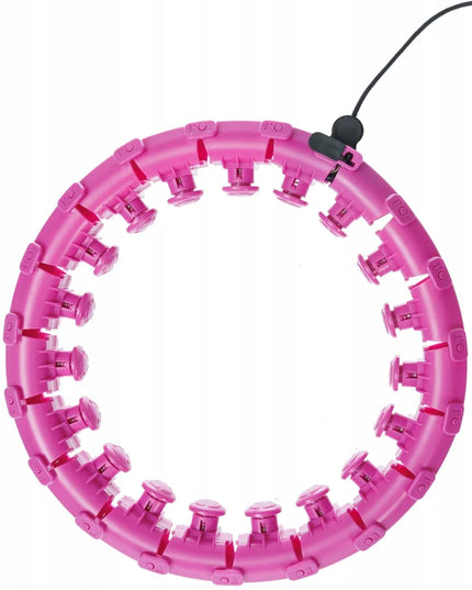 DrFit masažinis hula hop lankas, 120 cm, violetinis