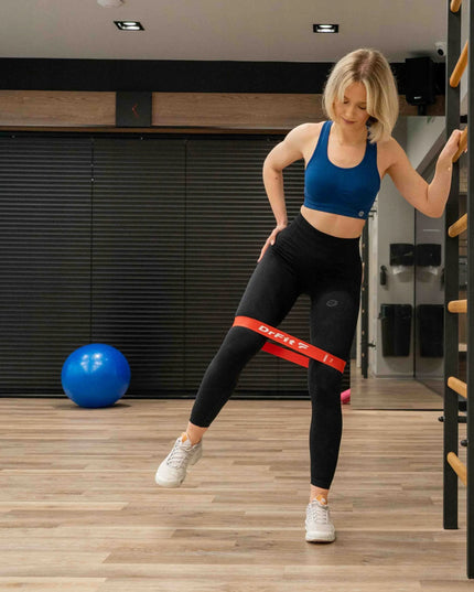 DrFit pasipriešinimo gumos 5 vnt. rinkinys – lateksinės, patvarios + NEMOKAMA TRENIRUOTĖ!