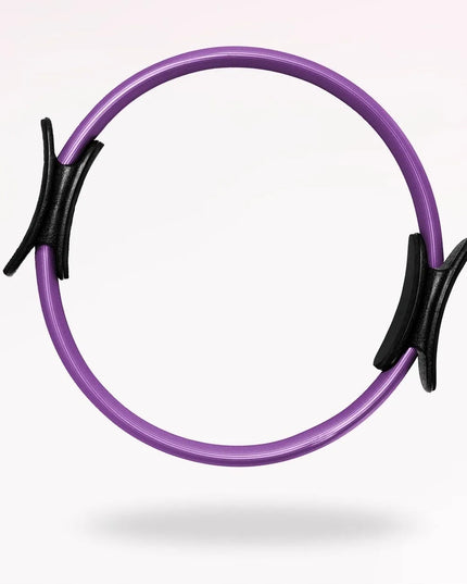 DrFit pilateso žiedas, mankštos lankas, jogos ratas, 36 cm, violetinis
