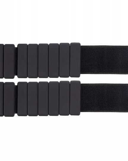 DrFit reguliuojami svoriai kulkšnims ir riešams 2x 0,45 kg, juodi