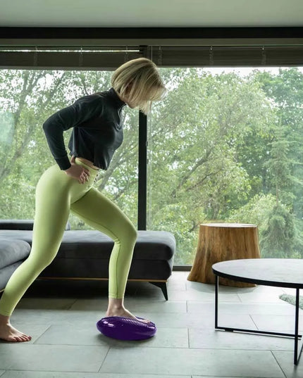 DrFit sensorinė balansavimo pagalvėlė su dygliukais mankštai ir sėdėjimui + pompa