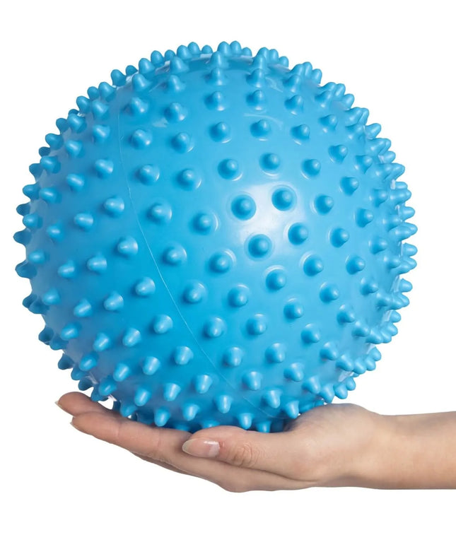 DrFit sensorinis masažinis kamuolys 20 cm, mėlynas