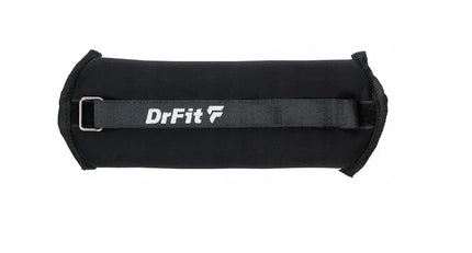 DrFit svorių rinkinys kulkšnims ir riešams 2x 2kg, juodi, patvarūs