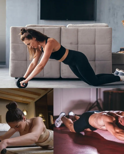 DrFit TVIRTAS IR PATIKIMAS PILVO PRESO TRENIRUOKLIS ABS ROLLER SU NEMOKAMA TRENIRUOTE