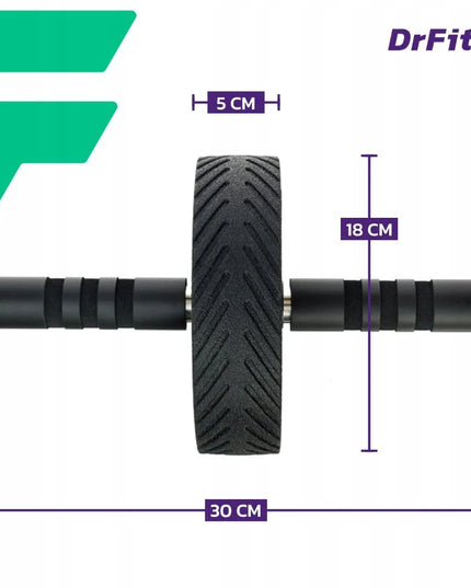 DrFit TVIRTAS IR PATIKIMAS PILVO PRESO TRENIRUOKLIS ABS ROLLER SU NEMOKAMA TRENIRUOTE