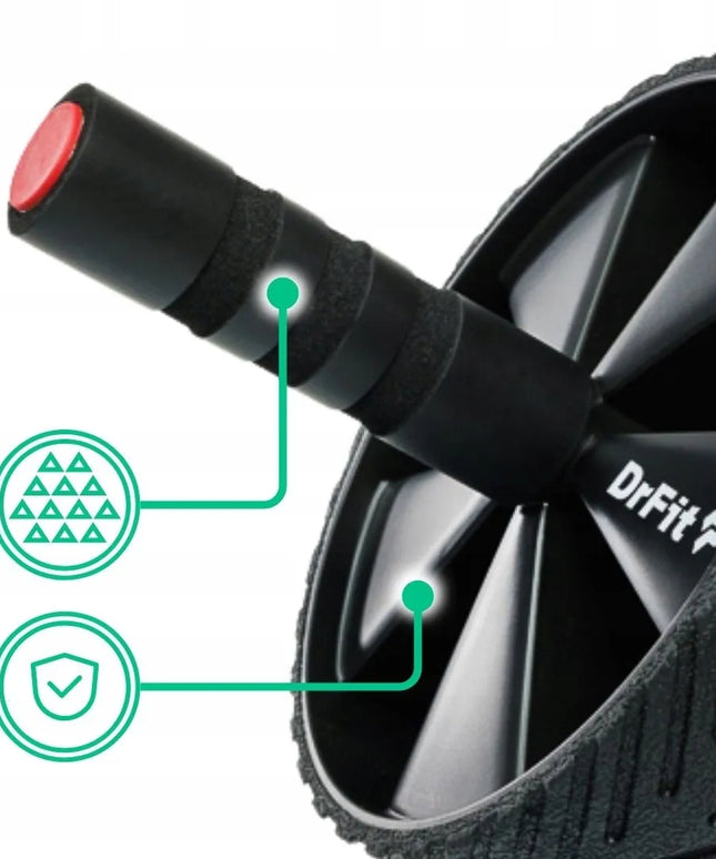 DrFit TVIRTAS IR PATIKIMAS PILVO PRESO TRENIRUOKLIS ABS ROLLER SU NEMOKAMA TRENIRUOTE