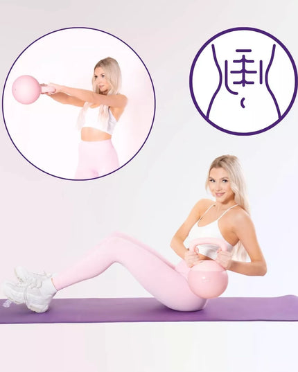 DrFit virdulinis svarmuo (kettlebell) treniruotėms, rožinis, 6 kg