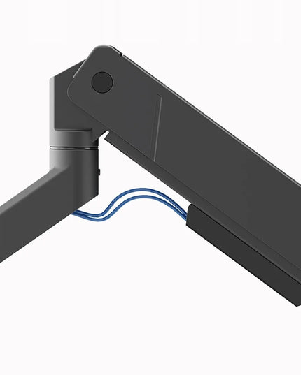 Dujinis laikiklis dviem monitoriams 17-35" 32 kg USB-A/C VESA išlenktiems ekranams Spacetronik