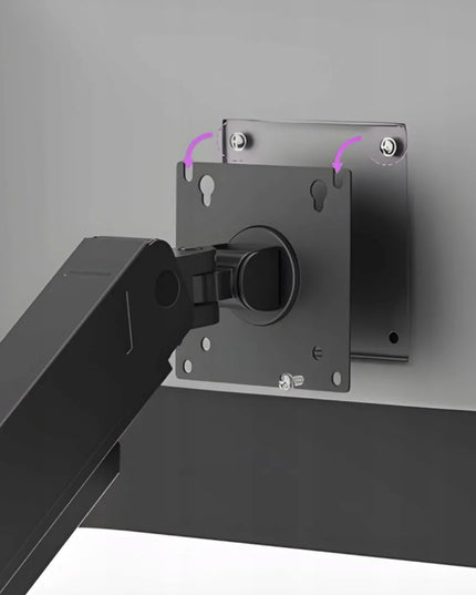 Dujinis monitoriaus laikiklis 17-45" 16kg USB šakotuvas VESA Spacetronik juodas