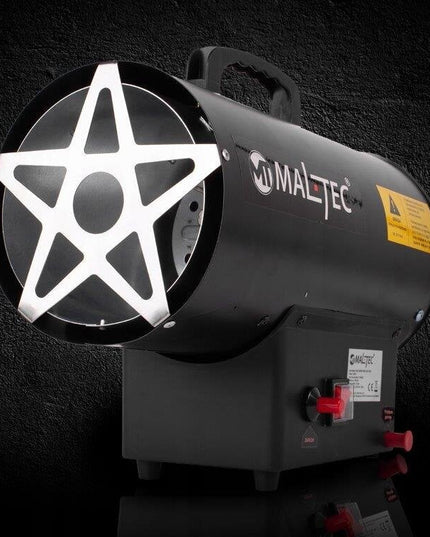 Dujinis šildytuvas su ventiliatoriumi ir reduktoriumi, pramoninis, 25kW (MalTec)