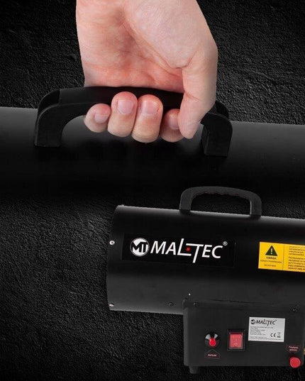 Dujinis šildytuvas su ventiliatoriumi ir reduktoriumi, pramoninis, 25kW (MalTec)