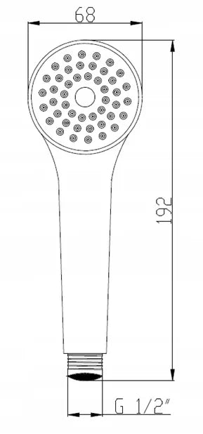 Dušo galvutė Invena Eol, AS-14-001-L