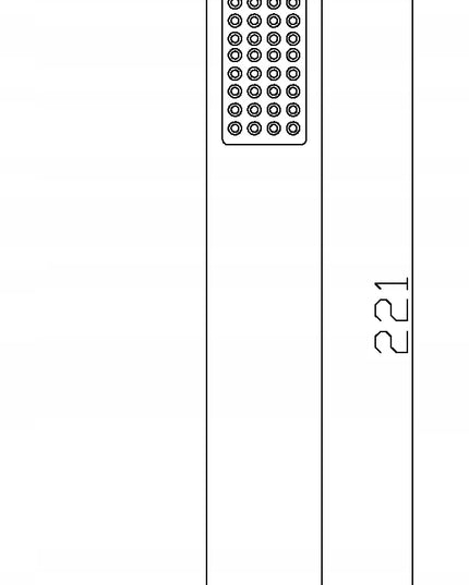 Dušo galvutė Invena Round chromuota, AS-04-001-X.