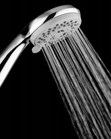 Dušo galvutė su „Stop“ funkcija EcoVand AQS – taupo iki 62 % vandens, 6 l/min